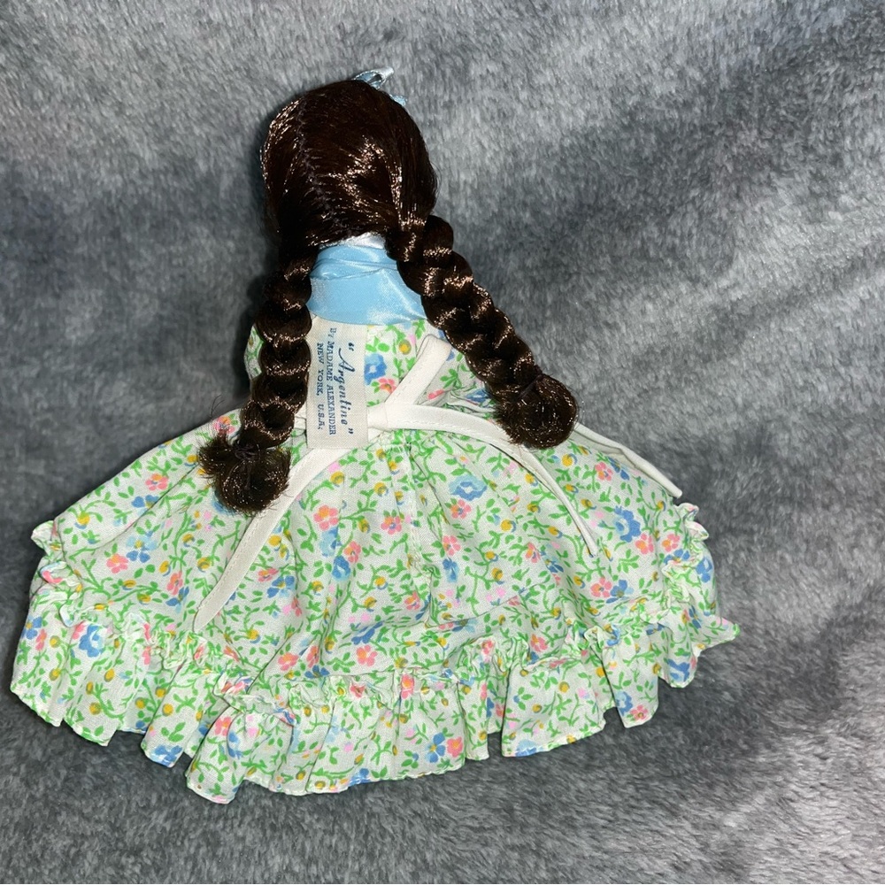 NIB Vintage 1970's Madame Alexander Doll 8” Argentine Argentina 571 w/box - Picture 4 of 9